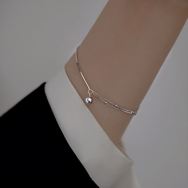 Minimalist Asymmetric Double‑Layer Bracelet - Perfect Girlfriend Gift