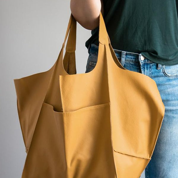Vintage Large Capacity Soft Leather Big Bag