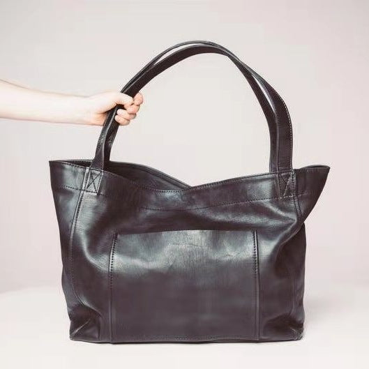 Vintage Large Capacity Soft Leather Big Bag