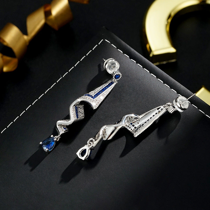 Retro Satin-Style High-End Design Earrings