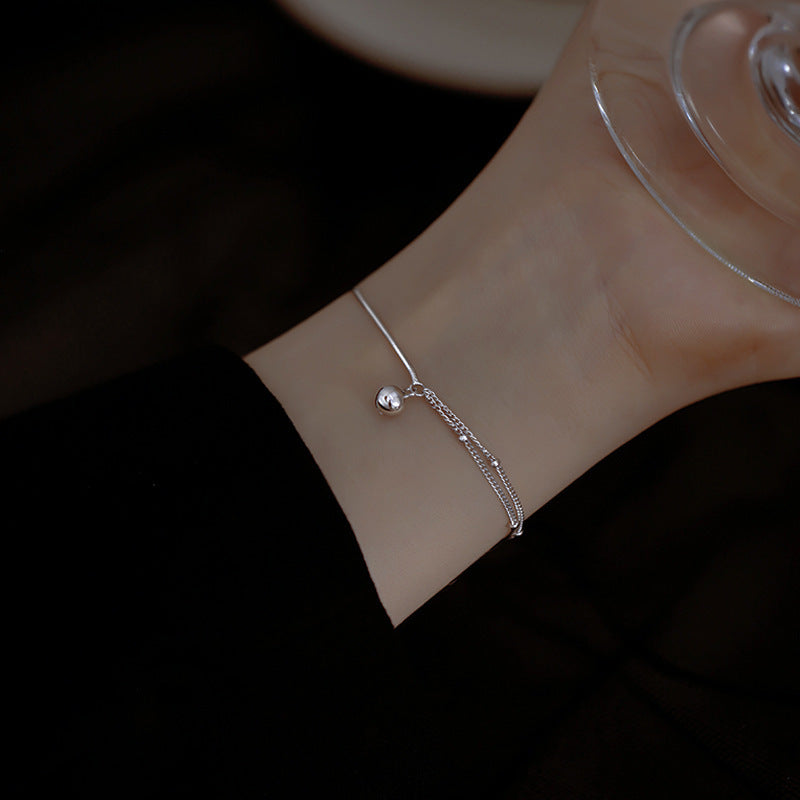 Minimalist Asymmetric Double‑Layer Bracelet - Perfect Girlfriend Gift