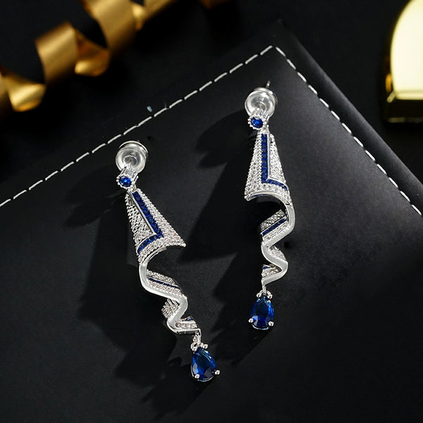 Retro Satin-Style High-End Design Earrings
