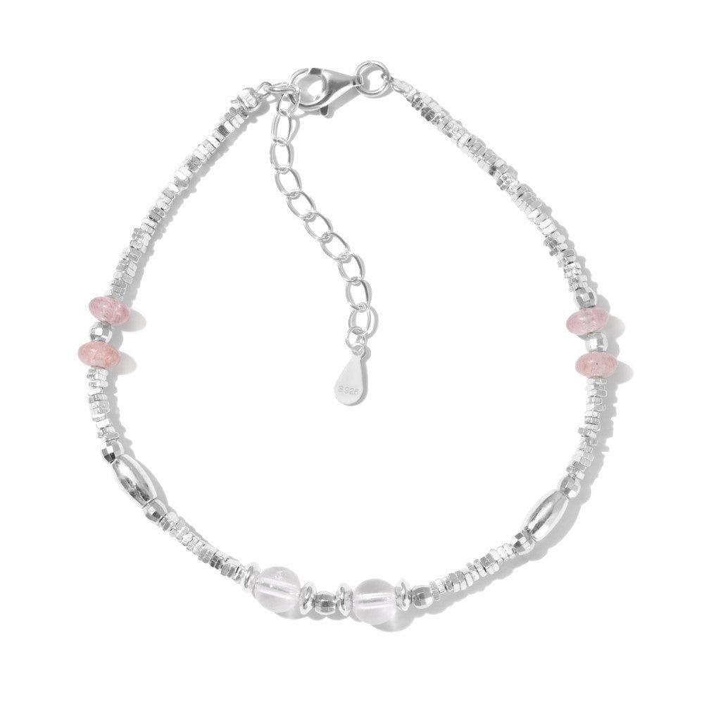 925 Sterling Silver Beaded Bracelet — Unique Women’s Design