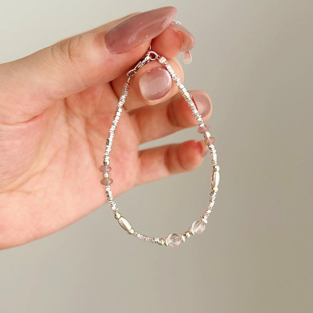 925 Sterling Silver Beaded Bracelet — Unique Women’s Design