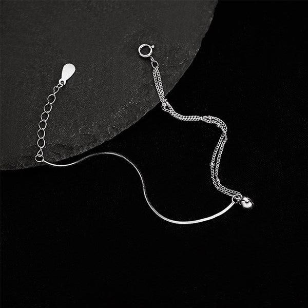 Minimalist Asymmetric Double‑Layer Bracelet - Perfect Girlfriend Gift