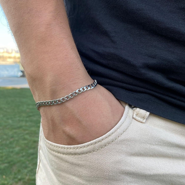 Men’s Cuban Chain Bracelet Set
