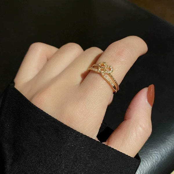 Women’s Love Ring - Light Luxury, High-End Niche Design