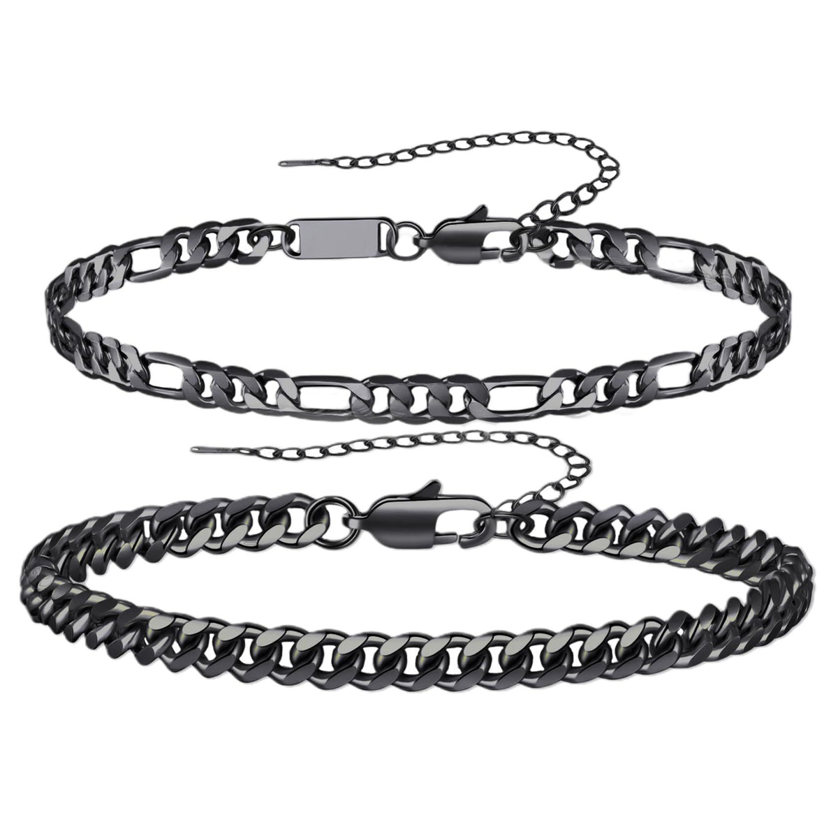Men’s Cuban Chain Bracelet Set