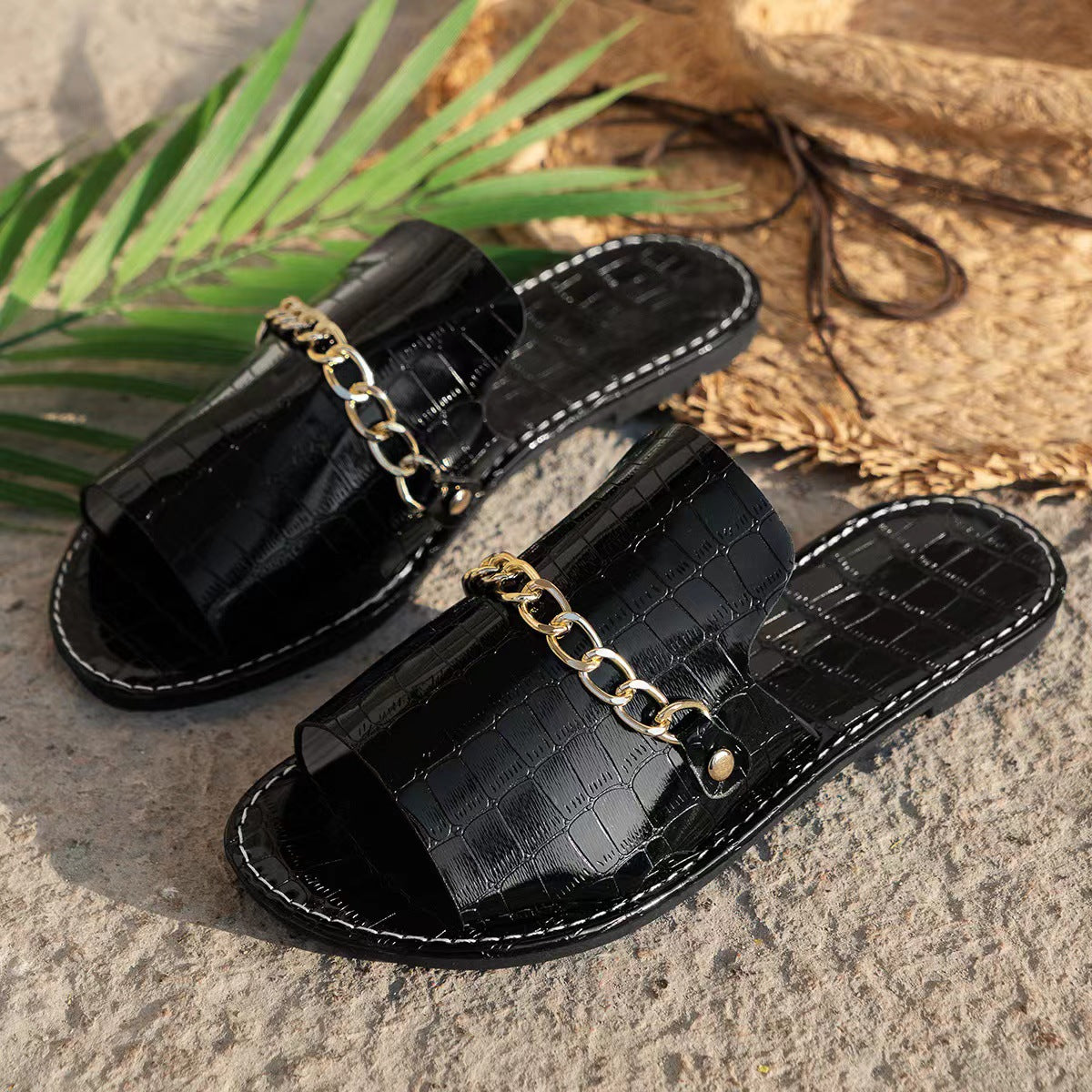 Women Casual Vacation Beach Slippers
