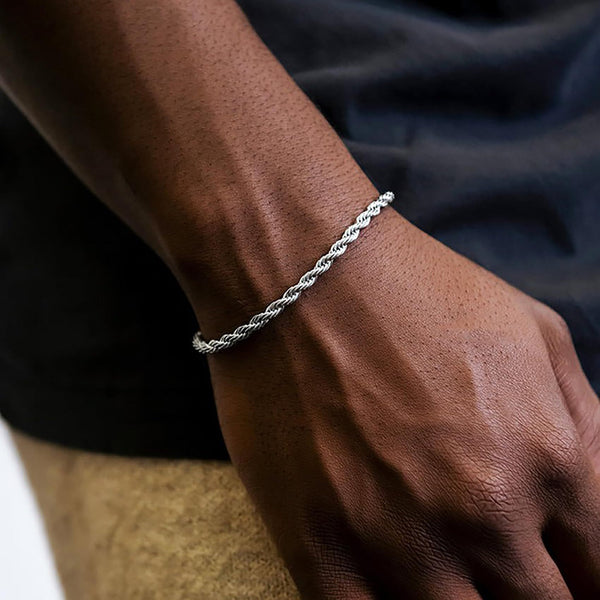 Men’s Cuban Chain Bracelet Set