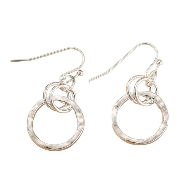Retro Minimalist Round Hoop Earrings