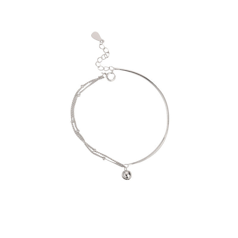 Minimalist Asymmetric Double‑Layer Bracelet - Perfect Girlfriend Gift