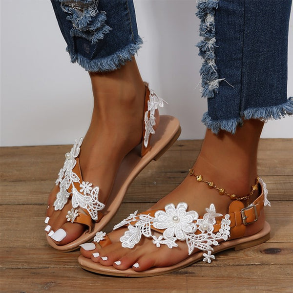 Lace Sandals Bohemia Beach Shoes